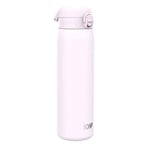 Ion8 Gourde Inox 1 Litre, Anti-Fuite, Facile à Ouvrir, Verrouillage Sécurisé, Lavable au Lave-Vaisselle, Poignée de Transport, Durable et Résistant aux Rayures, Acier Inoxydable, 1200ml, Lilas