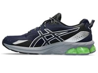 ASICS Homme Gel-Quantum 180 LS Sneaker, Midnight/Illuminate Green, 40.5 EU