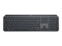 Logitech MX Keys Clavier éclairé sans fil avancé - Clavier - rétroéclairé - sans fil - Bluetooth, 2.4 GHz - QWERTY - R.-U.