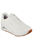 Skechers Lace Up Athletic W/ Airbag - White, White, Size 5, Women