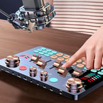 Live Sound Card Podcast Equipment Bundle Multifunctional Good Compatibility For