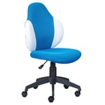 Chaise de Bureau "Jessi" 100cm Bleu & Blanc