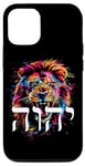 Coque pour iPhone 14 Hébreu Israélite Lion de Juda Tribu YHWH Juif Juif Yah