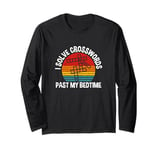 I Solve Crosswords Past My Bedtime, Crossword Puzzle Long Sleeve T-Shirt