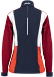 Swix Cross Jacket W Längdskidjacka Dark Navy/Rhubarb Red, XL