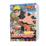 Anime Manga Birthday Card Naruto Shippuden Birthday Card Includes Envelope