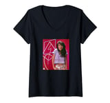 Saved By The Bell Kelly Kapowski Neon Lights Photo V-Neck T-Shirt