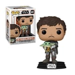 Figurine Funko Pop Mandalorien et Grogu (l'enfant) 461 / Star Wars 9 cm