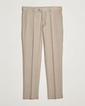 Oscar Jacobson Denz Wool Stretch Suit Trousers Beige