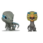 Funko POP! And Buddy: JW3-Velociraptor - - Jurassic World 3 & POP! Movies: JW3 - Slasher Dino - Therizinosaurus - Jurassic World 3