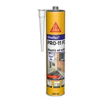 Sikaflex PRO 11 FC Purform Blanc, Mastic polyuréthane PU tout en 1, mastic multi-matériaux, mastic étanche intérieur et extérieur, 300ml