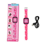 Lexibook Lexibook-DMW070BB, Barbie, Montre Selfie, Écran Tactile HD, Appareil Photo 720p, Lecteur MP3, Haut-Parleur intégré, Dictaphone, Podomètre, 5 Jeux, DMW070BB, Rose