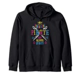 Pansexual Pirate I Like All Kinds Of Booty LGBTQ Month Pans Zip Hoodie