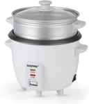 Geepas 300W Rice Cooker & Steamer with Keep Warm Function, 0.6L | -