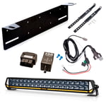 Extraljus Purelux Panther Heat S540 - Rak / 55 cm / 260W, 1 st - Komplett paket + XBB OBD Dongle & PowerUnit