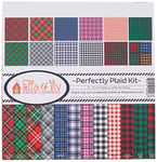 Ella & Viv'par Reminisce Eav-928 Ella & Viv'parfaitement Plaid Scrapbooking kit de Collection Ella et Viv'parfaitement Plaid kit de scrapbooking