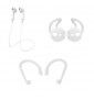 Pack accessoires pour Airpods 2 (Fils + Tour D'oreilles + Accroche Oreilles) Silicone - BLANC