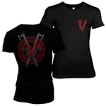 Vikings - Raven and Axe Girly Tee, T-Shirt