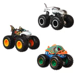 Hot Wheels Monster Trucks Creature 3-Pack of 1:64 Scale Toy Monster  (US IMPORT)