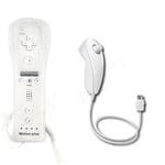 REMOTE CONTROLLER AND NUNCHUCK + BUILT IN MOTION PLUS FOR WII UK SELLER