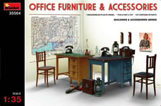 MINI ART 35564 1/35 Office Furniture & Accessoires