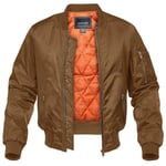 Magcomsen-Blouson Bombardier Pour Homme",Veste Coupe-Vent,Doublure Orange,Chaud,Décontracté,Optique,Happator,Automne,"Hiver