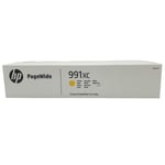 HP 991XC Yellow Ink Cartridge 991X Genuine Original M0K25XC PageWide Printer