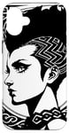 Coque pour iPhone 16 Plus Fantasy Post Punk Celtic Tribal Art Batcave Girl Gothique