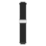 Flätat magnetiskt klockarmband Garmin VivoActive 4S - Onyx Black