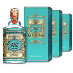 3x 4711 Original Eau De Cologne EDC Splash 100ml