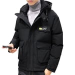 Doudoune Homme De Marque Courte En Coton Hiver À Capuche Parka Homme Vêtement Masculin Épaississant Manteau Homme -Zs306837