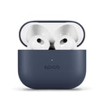 Epico AirPods (3. Gen.) Fodral i Äkta Läder - Blå