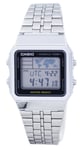 Casio Digital Alarm World Time Backlight Timer Stopwatch A500WA-1DF Mens Watch