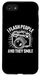 Coque pour iPhone SE (2020) / 7 / 8 Photographe I Flash People And They Smile