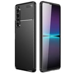 Sony Xperia 1 IV      Carbon Fibre Case    Black