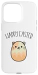 iPhone 15 Pro Max Funny Happy Easter Cat Egg Shaped Kawaii Otaku Anime Case