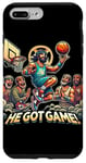 Coque pour iPhone 7 Plus/8 Plus Ballin with the Messiah Rejoignez la communauté Jesus Basketball