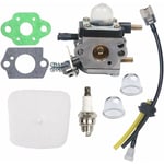 S-giant - Kit Carburateur C1U-K54A avec filtre à air et bougie d'allumage - Pour motoculteur/cultivateur 2 cycles Mantis 7222 7222E 7222M 7225 7230