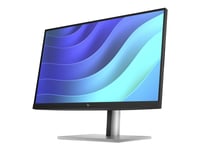 Hp E22 G5 - E-Series - Led-Skjerm - 22" (21.5" Synlig) - 1920 X 1080 Full Hd (1080P) @ 75 Hz - Ips - 250 Cd/M² - 1000:1 - 5 Ms - Hdmi, Displayport - Svart Hode, Svart Og Sølv (Stativ) - Med Hp 5-Års Next Business Day Onsite Hardware Support For Stan