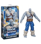 MARVEL LEGENDS THOR LOVE AND THUNDER TITAN HERO DELUXE MARVEL'S KORG FIGURE