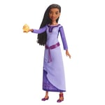 Mattel Disney Wish Poupée Articulée Asha De Rosas Chanteuse Avec Figurine Star, Tenue Amovible, Chante En Français, Cheveux Tressés, Jouet Enfant, Dès 3 Ans, HVX69