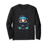 Board Ninja Snowboard Ninja Snow Rider Snowboarding Long Sleeve T-Shirt