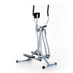 Elliptisk Crosstrainer Ergometer, Silver, LCD-skärm