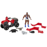 ​WWE Wrekkin Slam ‘N Spin ATV with Spinning Handlebars Action and Breakable Part