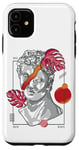 Coque pour iPhone 11 Vaporwave Buste romain Surréaliste Statue rétro Futurisme Esthétique