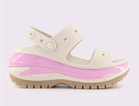 Crocs Classic Mega Crush Tonal Sandals Stucco Size uk 7 eu 40