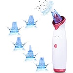 Blackhead Electric Remover Vacuum, Face Pore Cleaner, USB Vacuum Whitehead Remover Tool, 5 Suction Heads for Women Men Skin