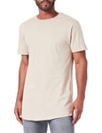 Urban Classic Shaped Long Tee, T-shirt Manches Courtes Homme, Ivoire (Sand 208), XX-Large