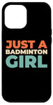 Coque pour iPhone 14 Pro Max Badminton Raquette - Volant Badminton