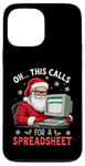 Coque pour iPhone 13 Pro Max This Calls for a Spreadsheet Pull de Noël moche et amusant